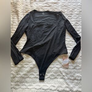 Black Long Sleeve Bodysuit